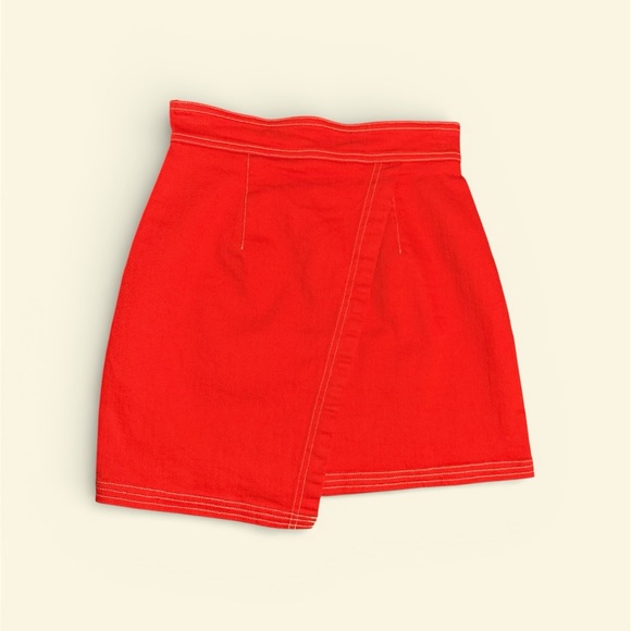 Elliatt Red Asymmetrical Highwaisted Retro Mod luxury Coastal Granddaughter XS - Picture 2 of 4